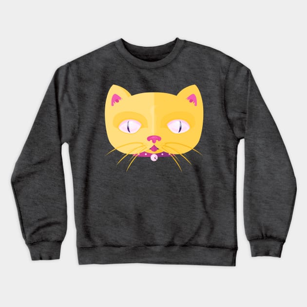 Silly Kitty Crewneck Sweatshirt by BadOdds